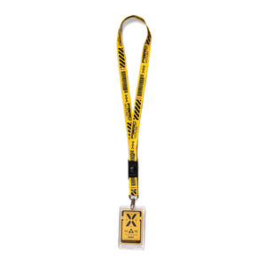 LYD-050 Yellow Lanyard ID Tag Holder