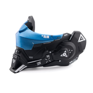 MC-Type 001P Black Cyan Cyber Mask