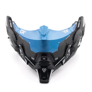 MC-Type 001P Black Cyan Cyber Mask