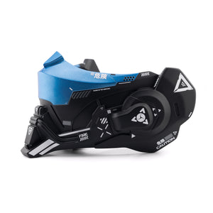 MC-Type 001P Black Cyan Cyber Mask