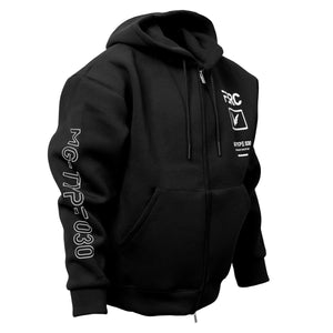 MG-Type 030 Black Neoprene Hoodie