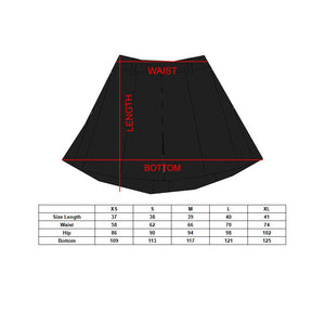 MS-Type 2005 Black Pleated Miniskirt