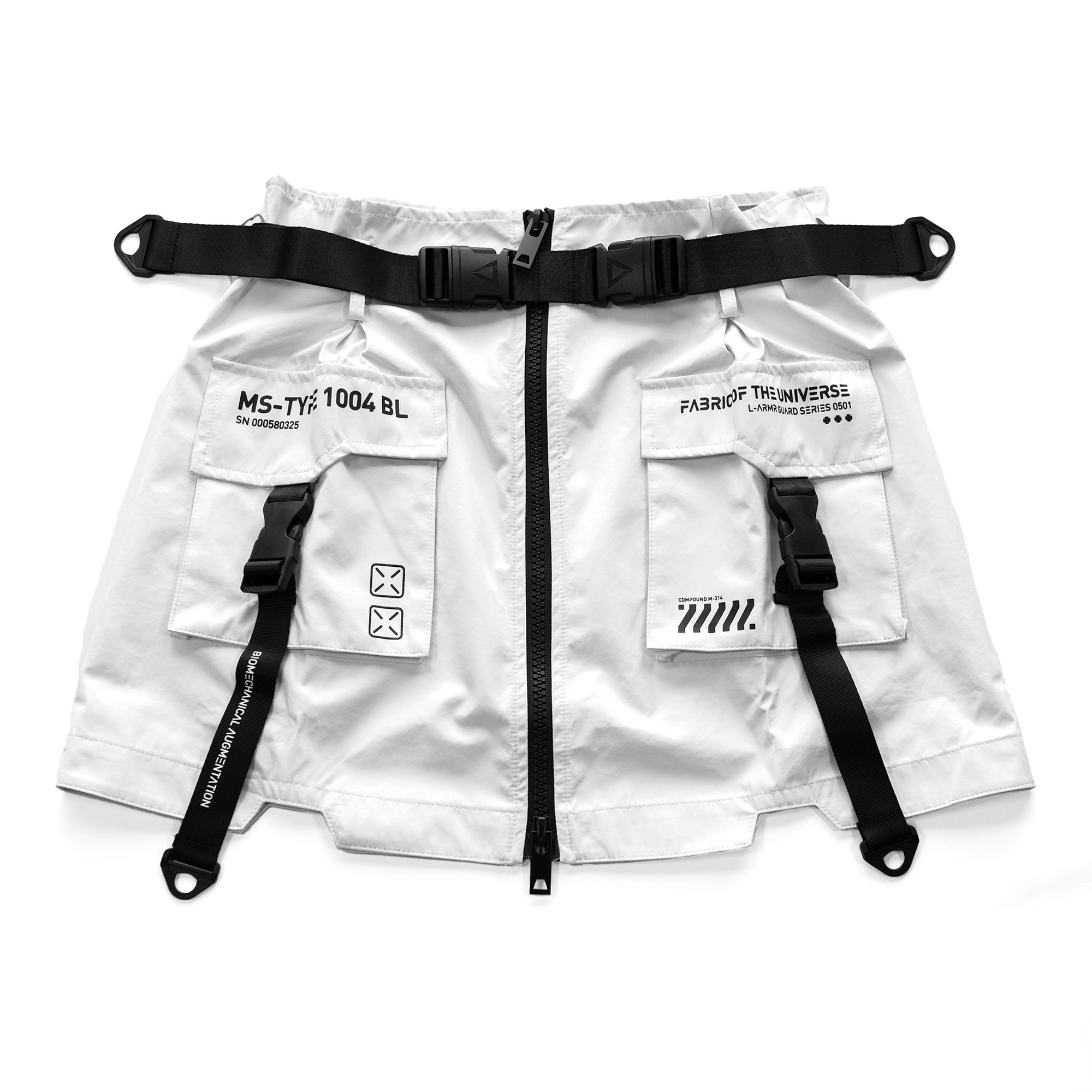 MS-Type 1004 White Miniskirt
