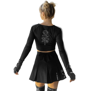 MS-Type 2005 Black Pleated Miniskirt