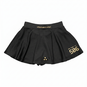 MS-Type 506 Black Gold Chain Miniskirt