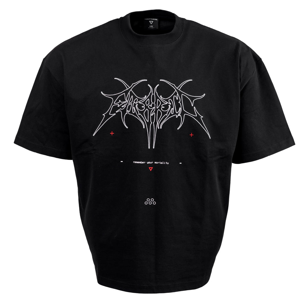 Memento Mori Black Short Sleeve T - Fabric of the Universe