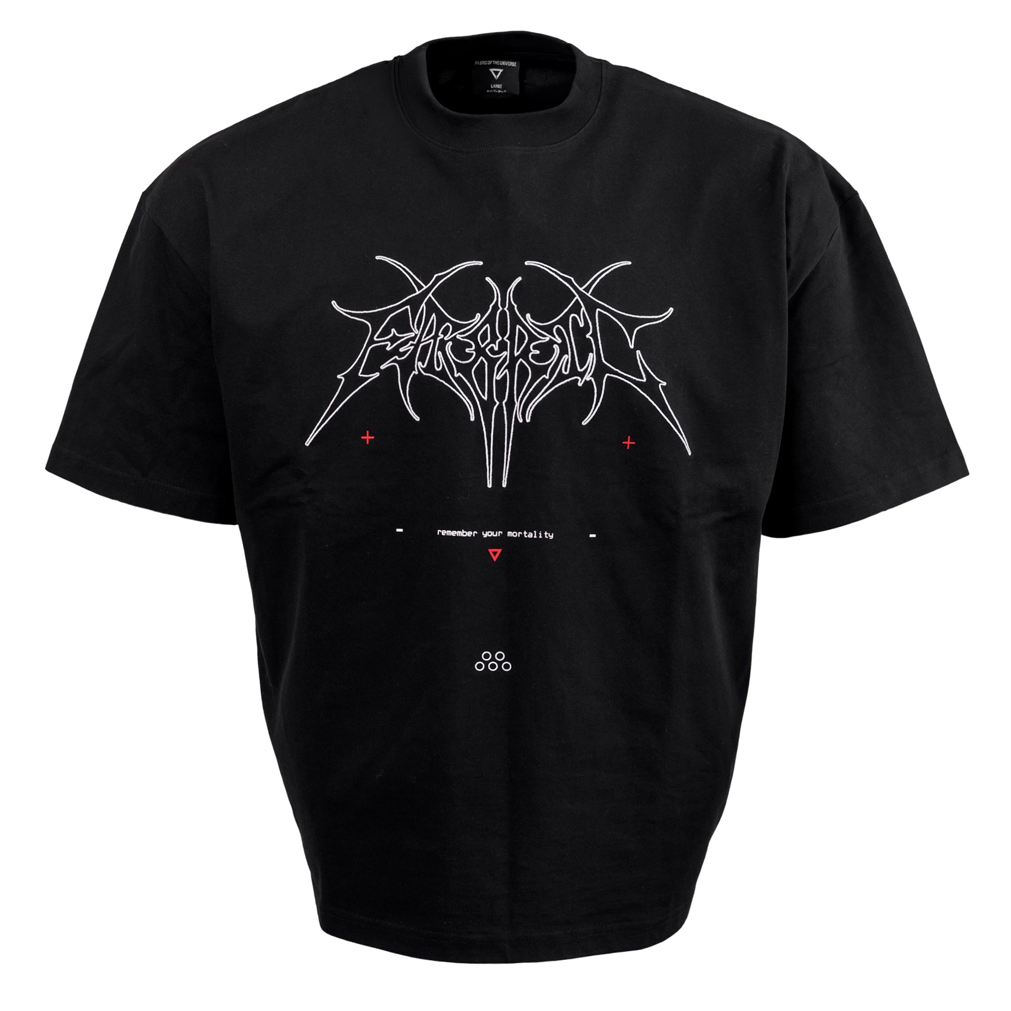 Memento Mori Black Short Sleeve T - Fabric of the Universe