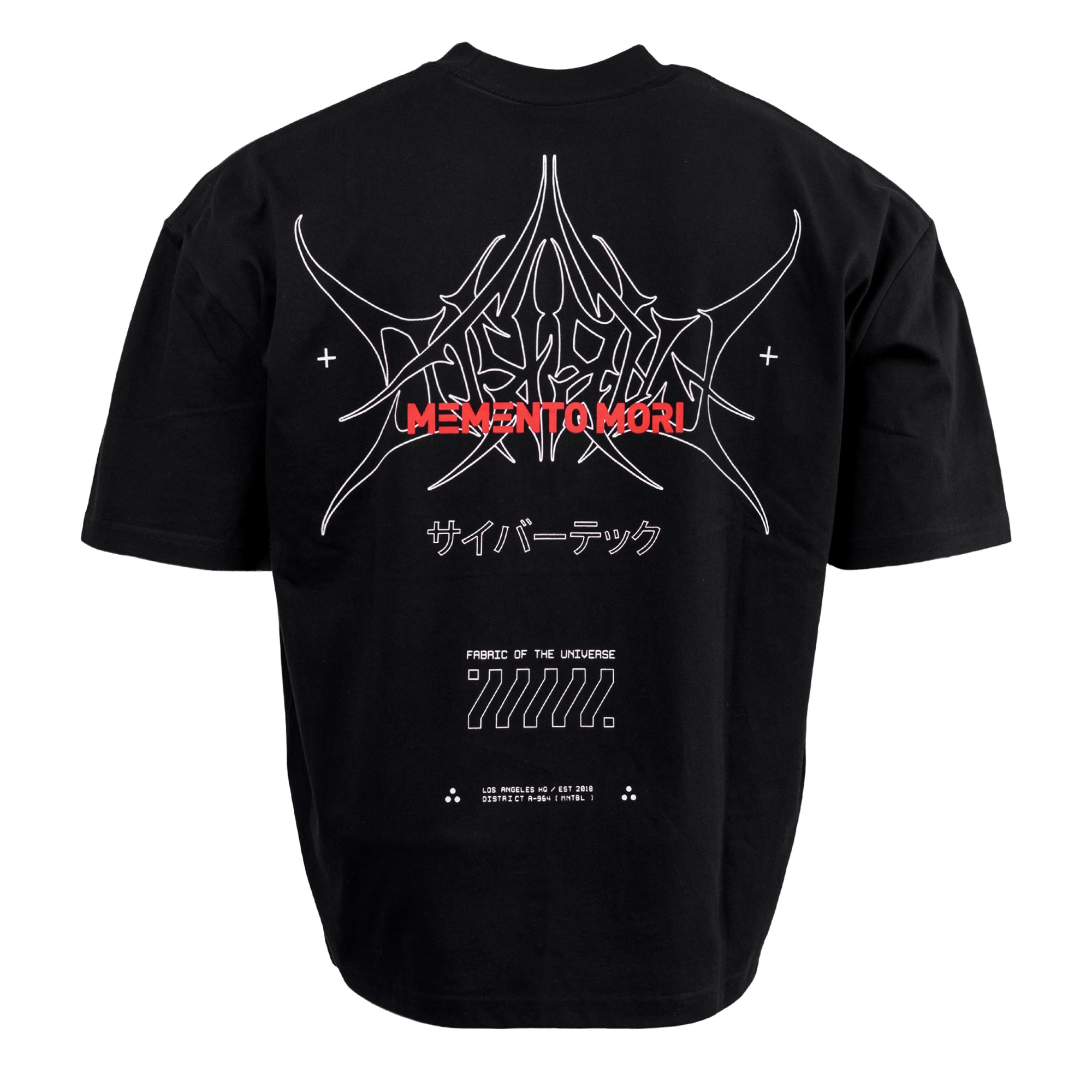 Memento Mori Black Short Sleeve T - Fabric of the Universe