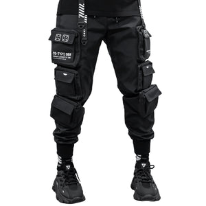 CG-Type 08R Black Cargo Pants