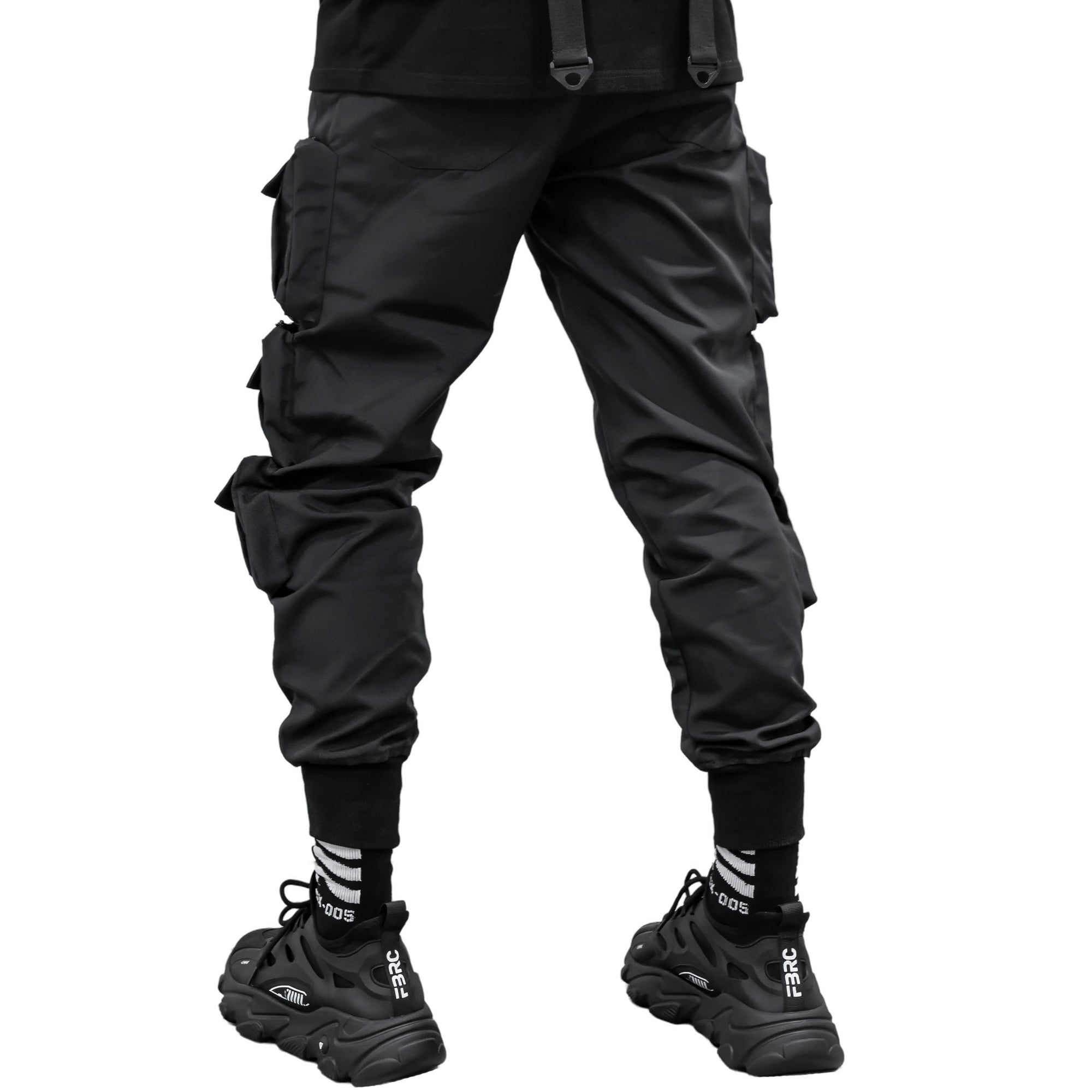 CG-Type 08R Black Cargo Pants