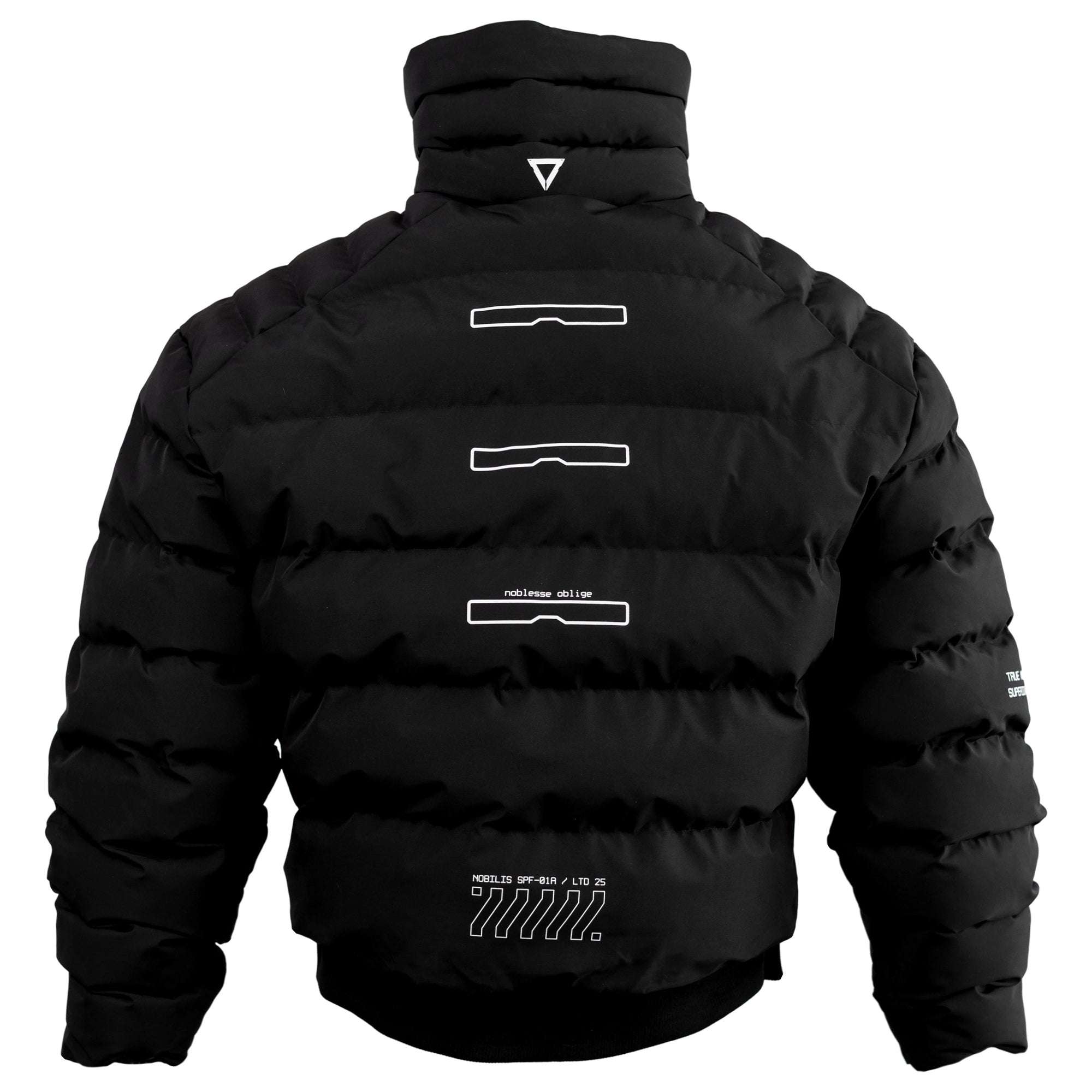 Nobilis SPF-1A Black Heavy Puffer Jacket - Fabric of the Universe