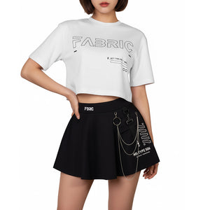 OCT-Type 310 White Oversized Crop T