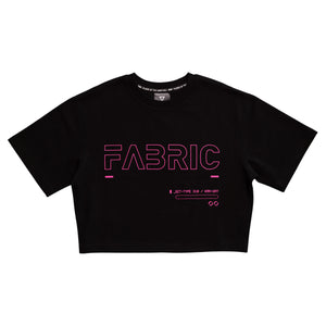 OCT-Type 310 Black Pink Oversized Crop T
