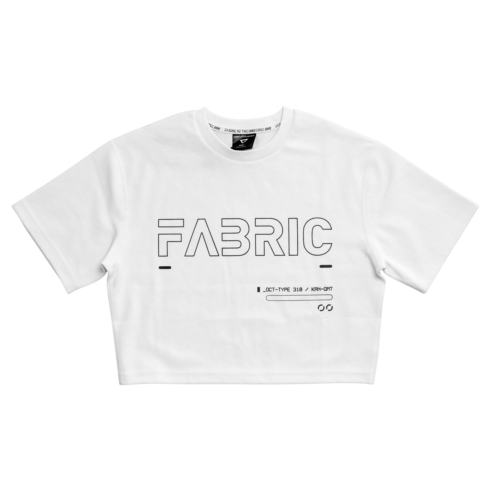OCT-Type 310 White Oversized Crop T