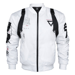 ONI White Bomber Jacket