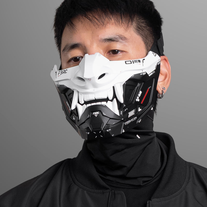 ONI v2 Panda Half Cyber Mask - Fabric of the Universe