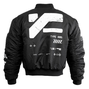 RBM-Type 006 Black/Red Reversible Bomber