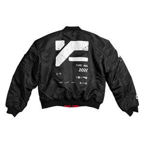 RBM-Type 006 Black/Red Reversible Bomber