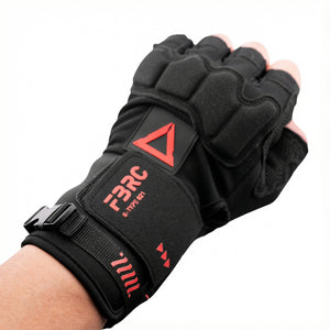 G-Type 021(U) Black Red Gauntlet Gloves