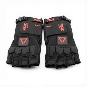 G-Type 021(U) Black Red Gauntlet Gloves