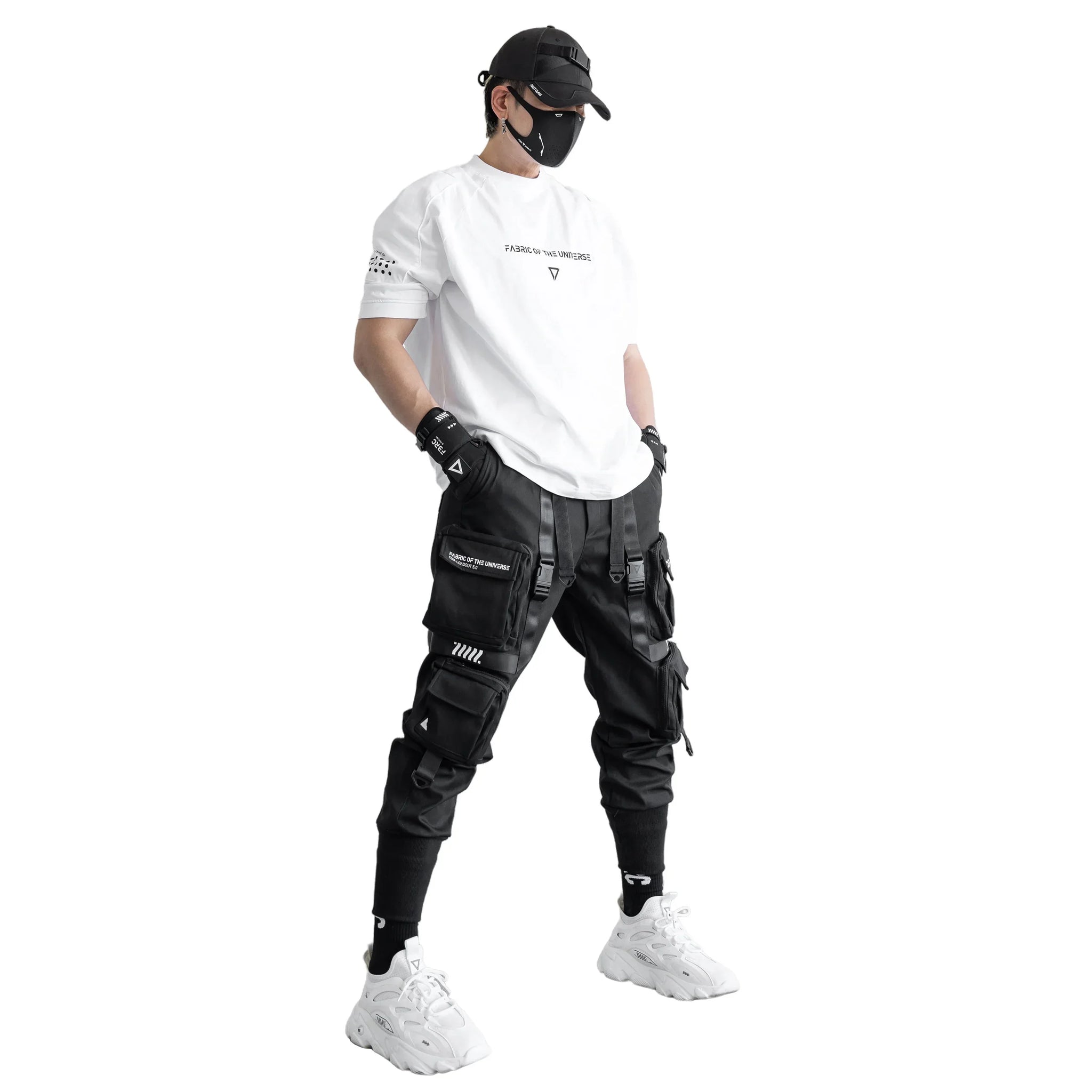 Sleeve Rgs RGS-100B White Oversized Short Sleeve T - Fabric of the Universe