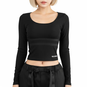 Reconne Scoop Neck Long Sleeve T