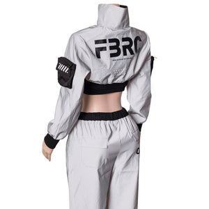 RS-Type 011 Gray Reflective Shrug Jacket