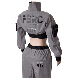 RS-Type 011 Gray Reflective Shrug Jacket