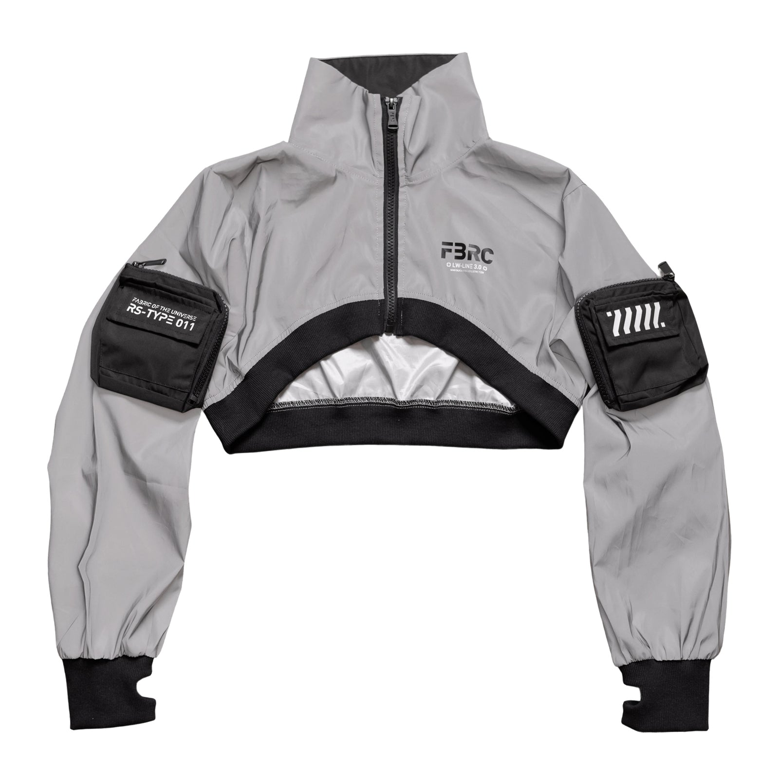 RS-Type 011 Gray Reflective Shrug Jacket