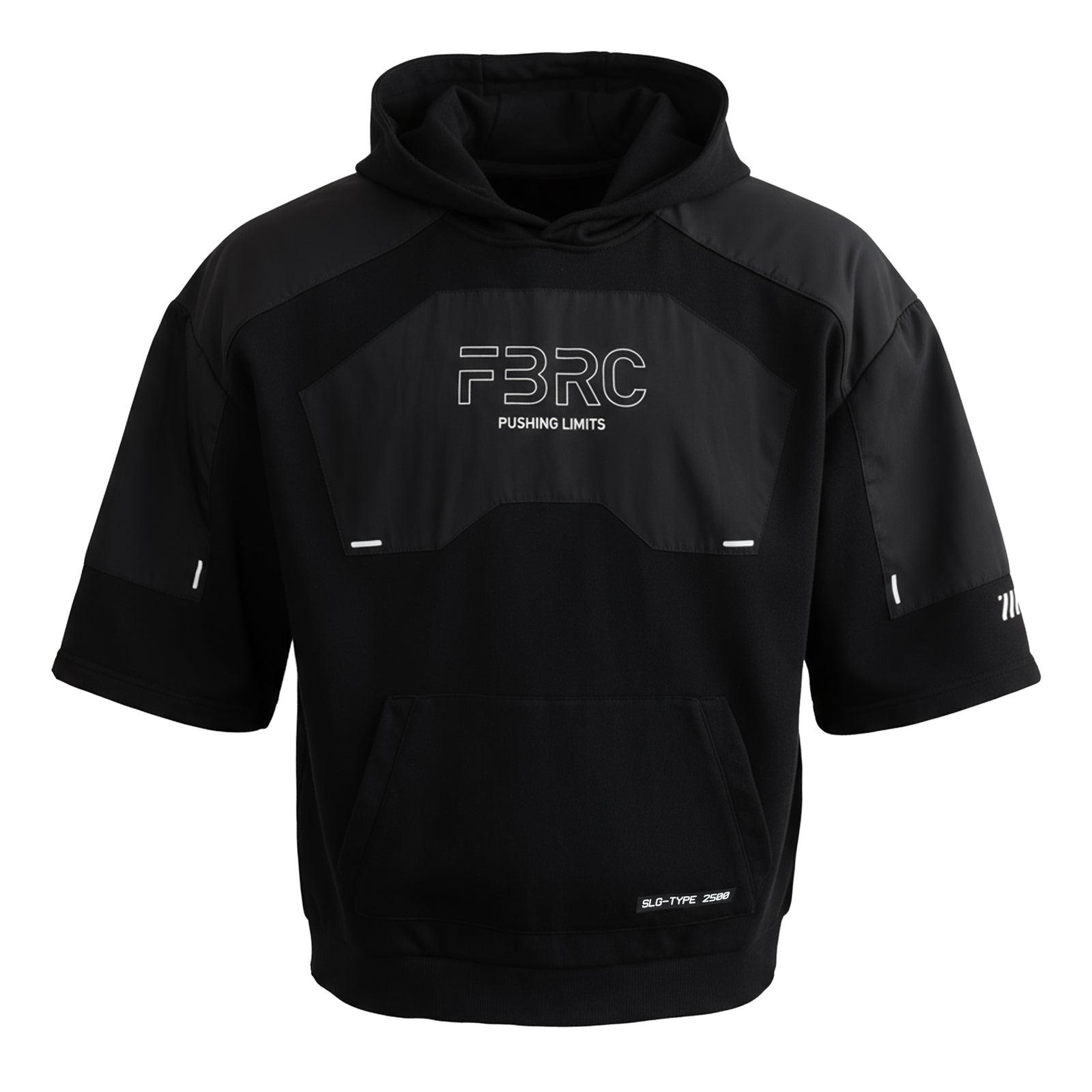 SLG-Type 2500 Black Short Sleeve Hoodie