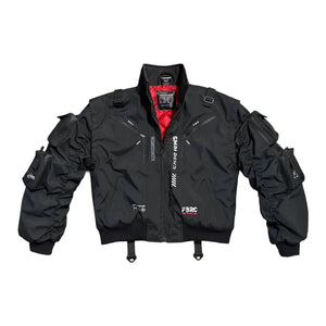 SMRI BSKR Black Bomber Jacket