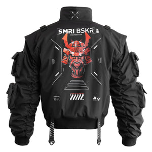 SMRI BSKR Black Bomber Jacket