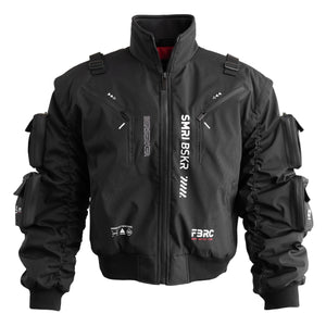 SMRI BSKR Black Bomber Jacket