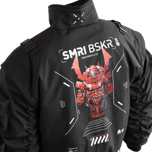 SMRI BSKR Black Bomber Jacket
