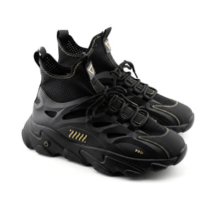 SN-Type 02C Black Gold Sneakers