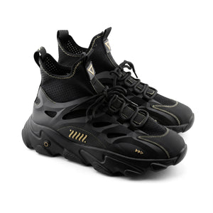 SN-Type 02C Black Gold Sneakers