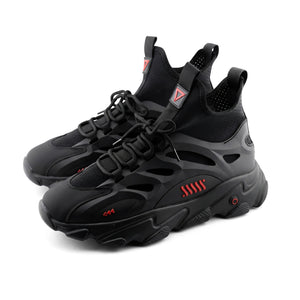 SN-Type 02C Black Red Sneakers