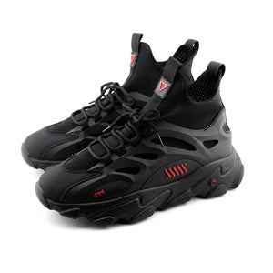 SN-Type 02C Black Red Sneakers