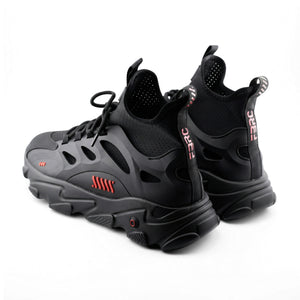 SN-Type 02C Black Red Sneakers