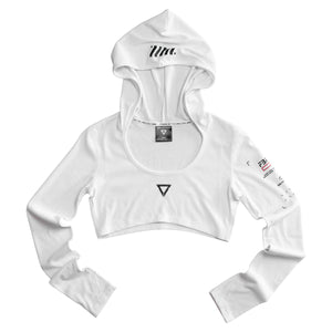 SRG-Type 155 White Super Shrug Hoodie