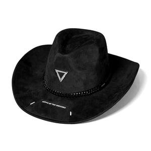 CH-2 Black Silver Cowboy Hat