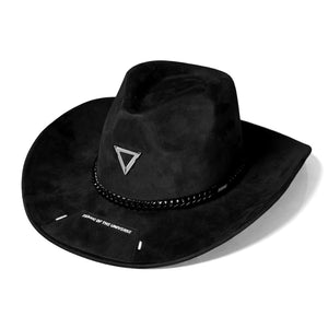 CH-2 Black Silver Cowboy Hat