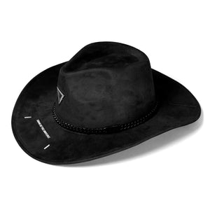 CH-2 Black Silver Cowboy Hat