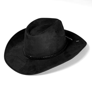 CH-2 Black Silver Cowboy Hat