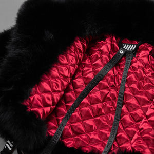 FCS-Type 720 Black Crop Fur Coat