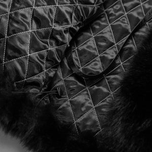 FRC-Type 1020 Black Heavy Fur Coat