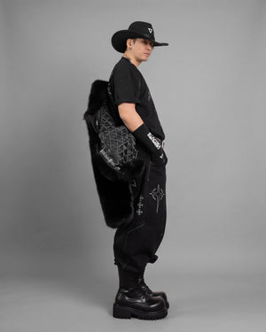 FRC-Type 1020 Black Heavy Fur Coat