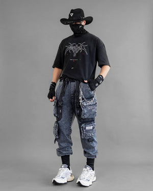 Memento Mori Acid Wash Short Sleeve T