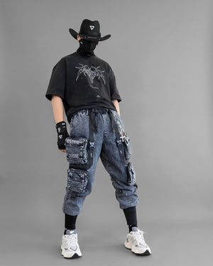 Memento Mori Acid Wash Short Sleeve T