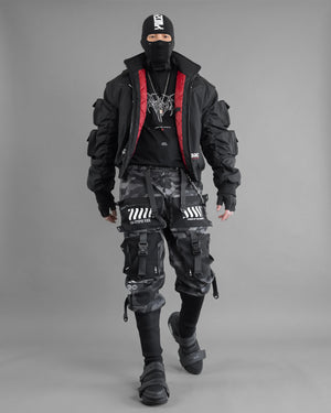 SMRI BSKR Black Bomber Jacket